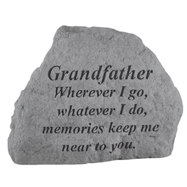 Kay Berry - Inc. Grandfather Wherever I Go-Whatever I Do - Memorial - 6.5 Inches x 4.75 Inches KA313365 - main